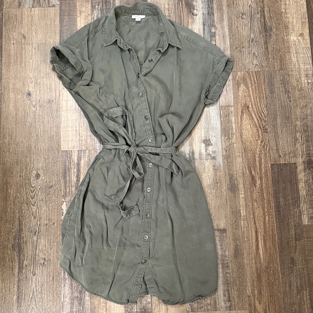 Daily Ritual Sage Green Dress